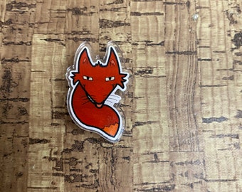 Fox Pin- Acrylic Pin