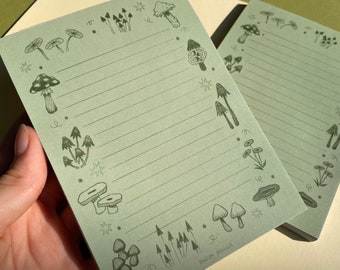 Mushroom Notepad A6