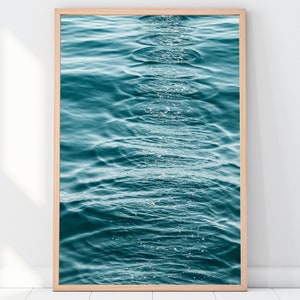 Water Rings Print, Calming Wall Art, Pacific Ocean Print, Beach Decor, California Photo, Wall Decor, Beach House Decor, Wall Art, Fine Art