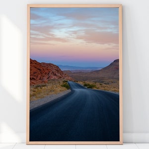 Red Rock Canyon, Sunset, Las Vegas, Landscape, Sunset Art, Desert Art, Desert Photography, Desert Wall Decor, Nevada, Sunsets, Desert Decor