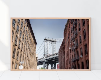 Dumbo Photo, Bridge Photo, Manhattan Bridge, Travel Photography, Wall Art, Brooklyn NY, New York City, NYC, New York Art, NYC Gifts, Dumbo