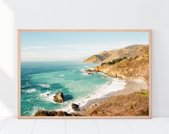 Big Sur Wall Art, California Coast Photography, Ocean Cliffs, Pacific Coast Photo, Wall Art, PCH Photo, Pacific Coast Highway, Lindsey Foard