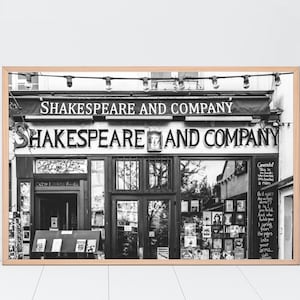 Shakespeare and Company, Paris Wall Art, Paris Photos, Book Shop, Paris Book Store, Paris Art, French Photography, Gifts for book lovers,
