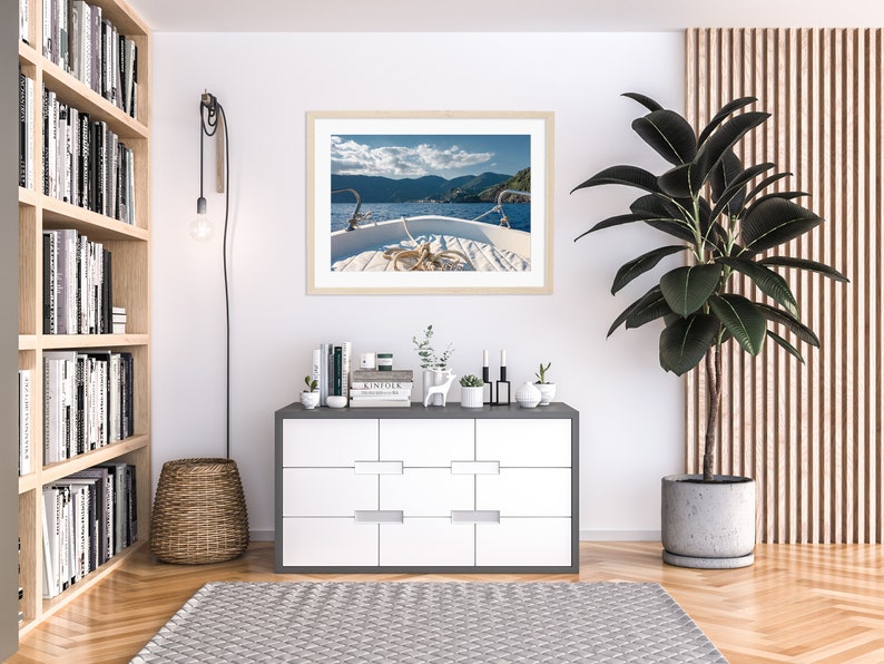 Italy Wall Art Italian Decor Travel Photography Boat Wall Art Cinque Terre Boat Photo Mediterranean Sea Print Home Decor