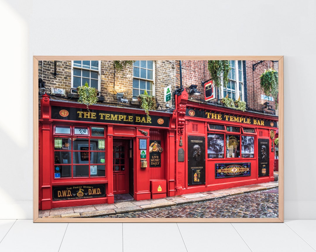 Irish Photography Temple Bar Photo Dublin Wall Art Irish Etsy