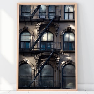 New York City Photography, Brooklyn Wall Art, Brownstone Architecture Photo, Travel Photography, 8 x 12, 12 x 18 Print, New York City