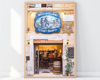 Rome Print, Rome Photography, Italian Tourism Art, Travel Photography, Kitchen Wall Art, Home Decor, Italy, Cafe Print, Bistro