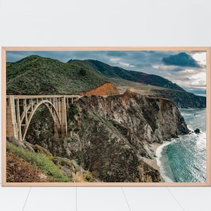 California Photography, Bixby Bridge Photo, Big Sur Photo, California, Pacific Ocean, Cliffs, Travel Photography, Wall Art, Home Decor immagine 1