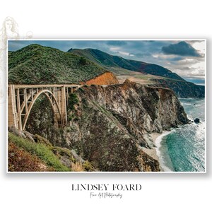 California Photography, Bixby Bridge Photo, Big Sur Photo, California, Pacific Ocean, Cliffs, Travel Photography, Wall Art, Home Decor immagine 3