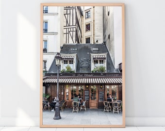 French Cafe Print, Paris Photo, French Architecture, Travel Photography, Wall Art, Home Decor, Original Lindsey Foard Photography, France