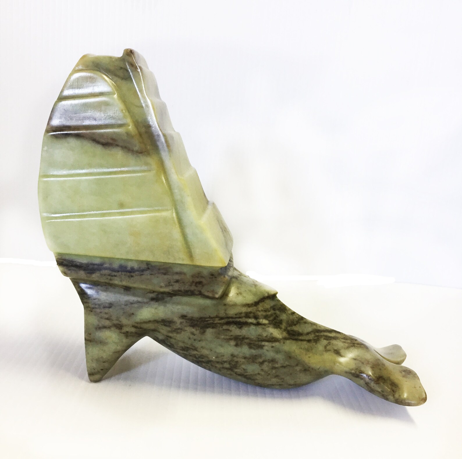 Emerging Whale Soapstone Carving Etsy