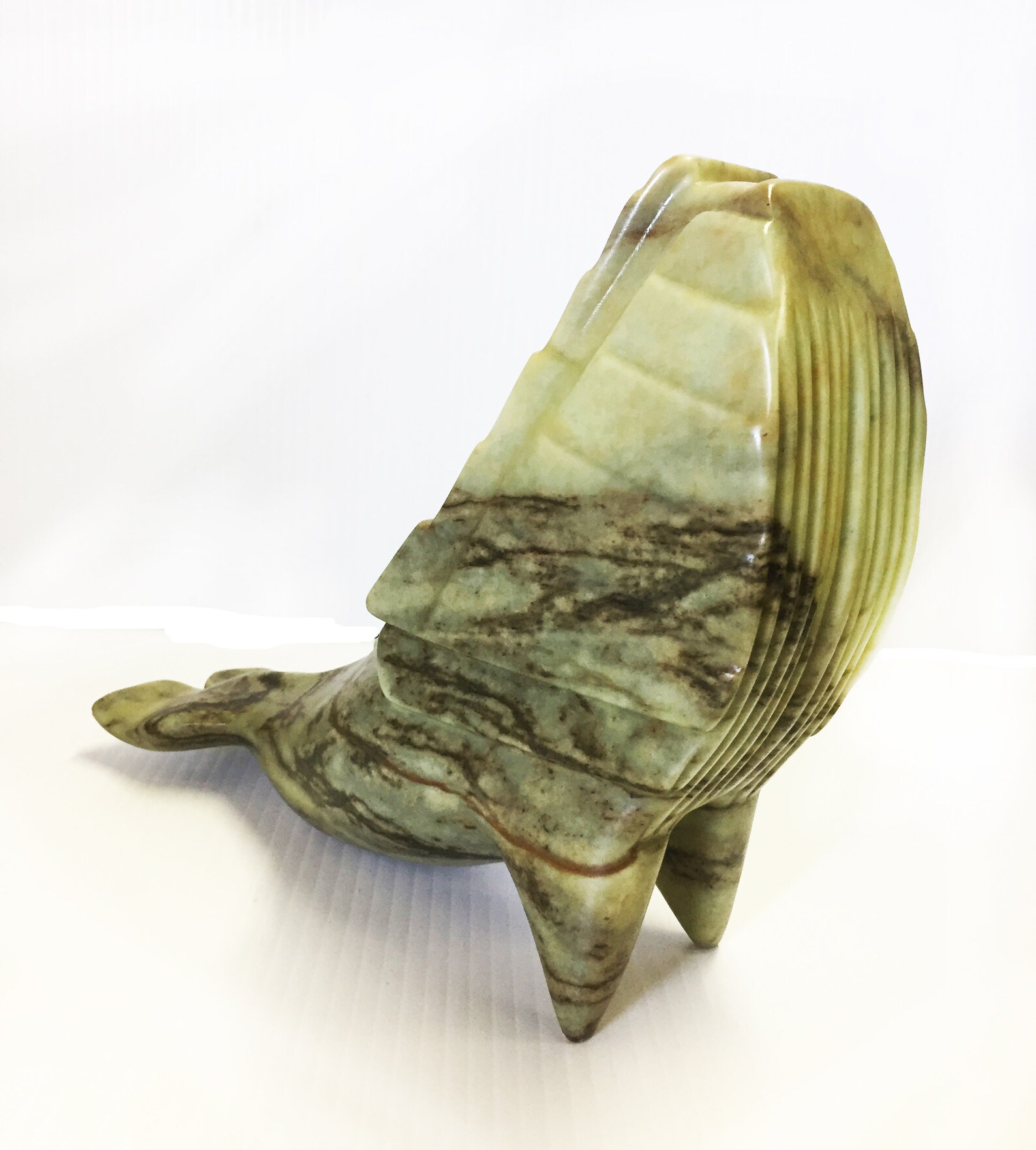 Emerging Whale Soapstone Carving Etsy