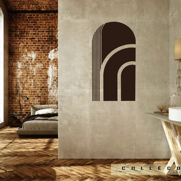 ARCH Wall Decal - Arch Wall sticker - Abstract Wall Decal - Boho Geometric Wall Art