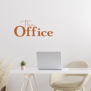 The Office Wall Decal - Office Wall Decor - Home Office Decor - Office Sign - Desk decor - Gift for entrepreneur