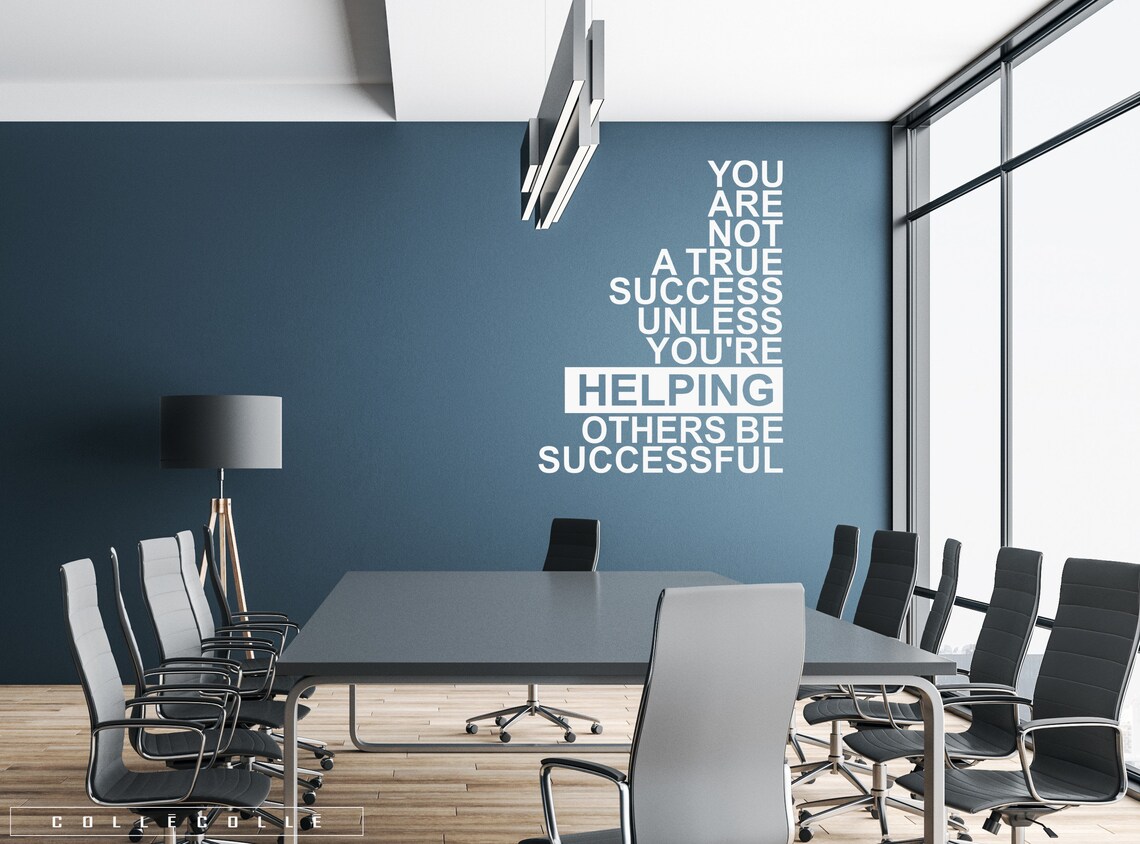 Motivational Leadership Vinyl Wall Decal – Success Quote Office Decor ...