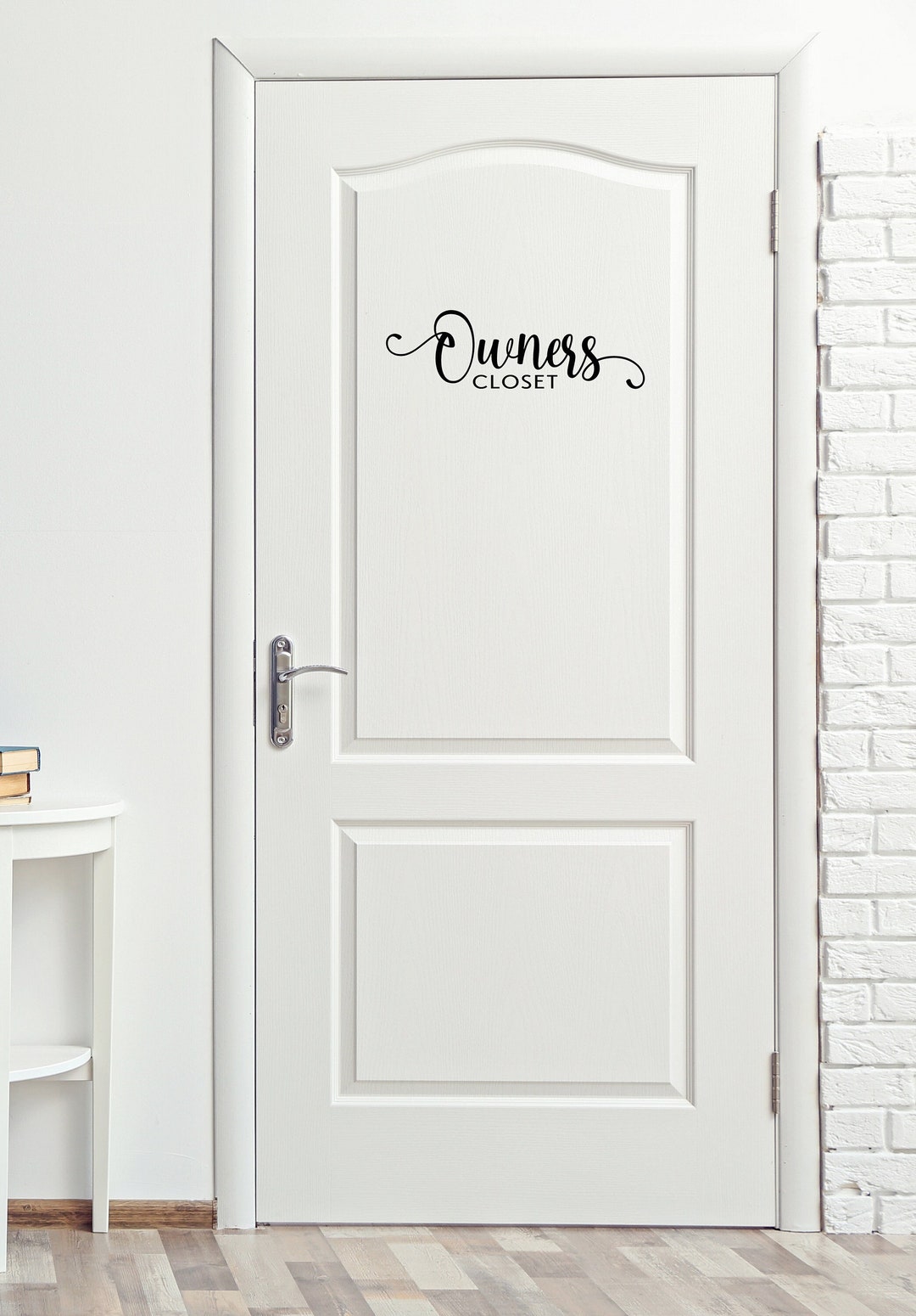 OWNER'S CLOSET Door Decal Rental Property Wall Decals Vacation Home Door Sign Guest House Wall