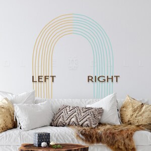 Line Arch Wall Decal - Geometric Boho Decor - Etsy