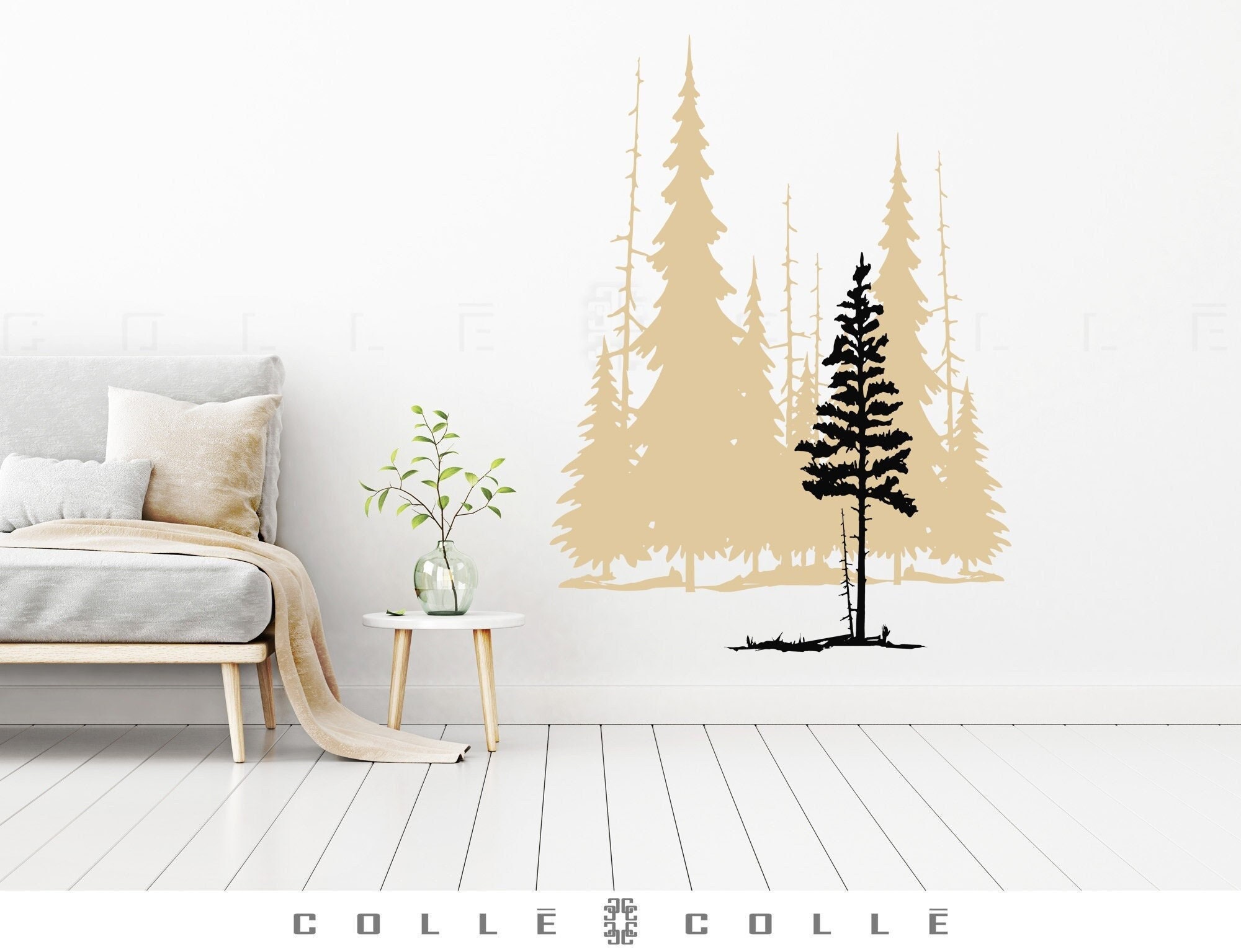 Wall Decal Tree Silhouette - Etsy Canada