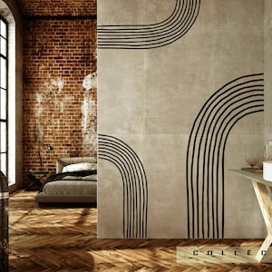 Line Arch Wall Decal - Geometric Boho Decor