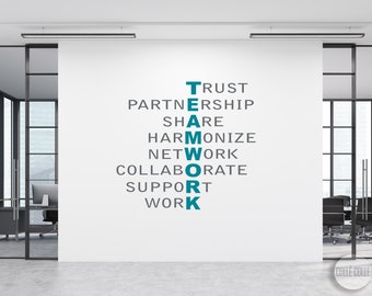 Teamwork Definition Wandtattoo - Bürodekoration