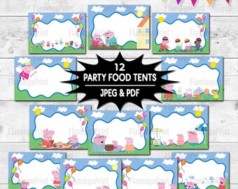 Free printable peppa pig labels