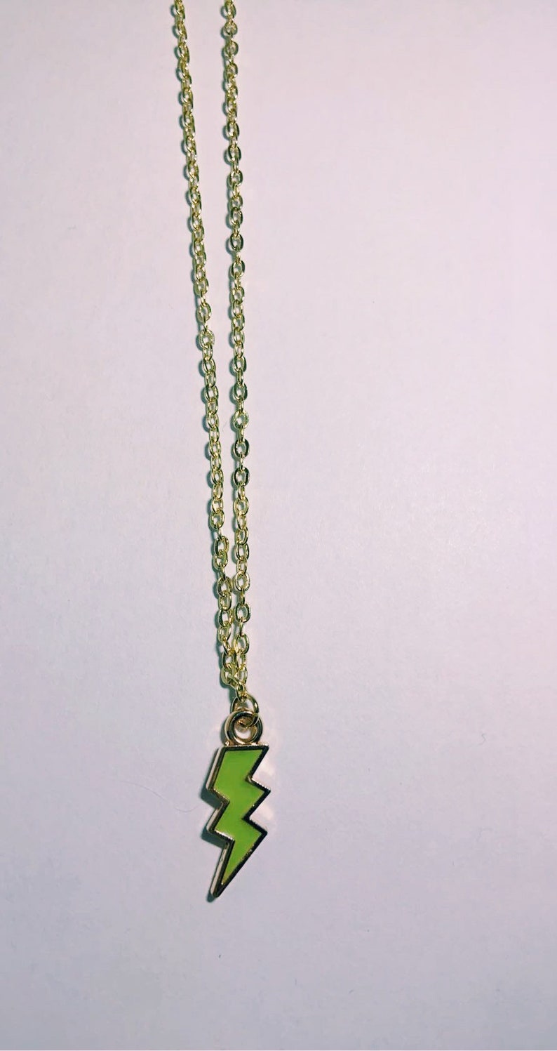 Lightning bolt necklace