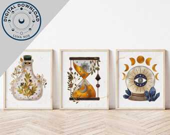 Wicca Wall Art Etsy