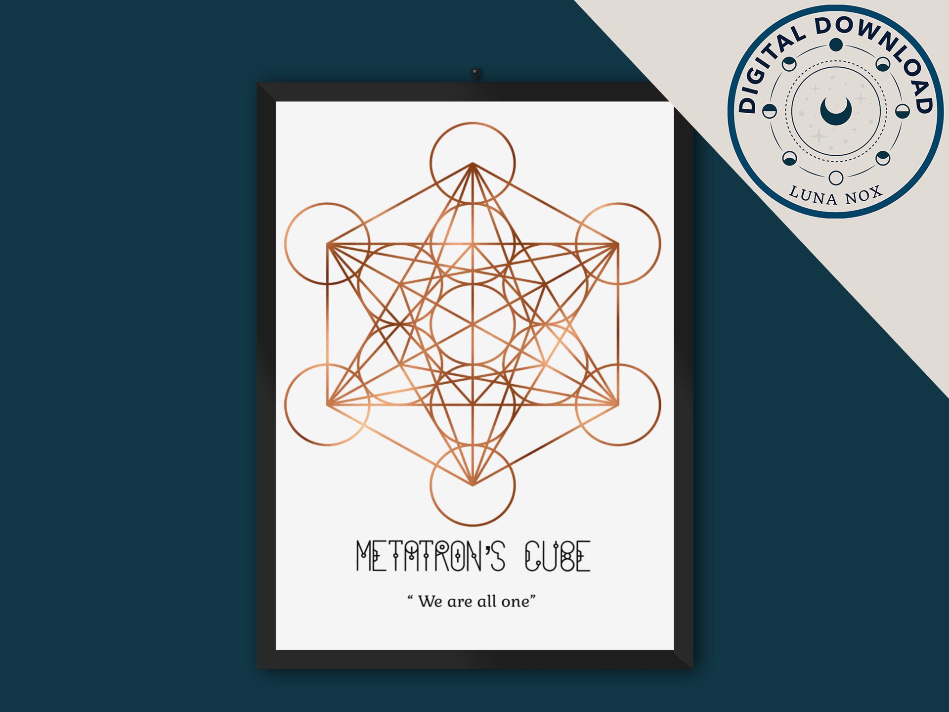 Sacred Geometry Set Printable Instant Download 4 Piece Wall | Etsy