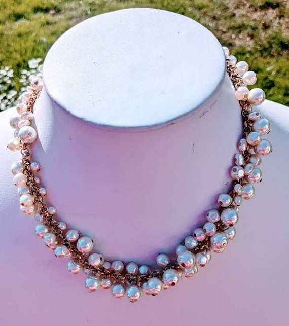Beautiful Chico's Multiple Beaded flux Pearl State