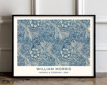 William Morris Poster, William Morris Print, William Morris FLoral Art, Vintage Poster, Floral Print, Floral Vintage Print