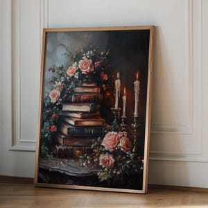 Vintage Bibliothek Poster, Buch Kunstdruck, Lese Wand Plakat, Buch-Liebhaber Geschenk, Lese Geschenk, Antike Wandkunst, Retro Buch-Liebhaber Kunst