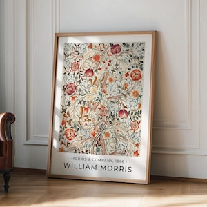 William Morris Poster, William Morris Print, William Morris Wall Art, Vintage Poster, Morris Vintage Floral Print, Contemporary Print