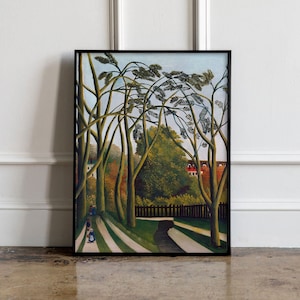 Henri Rousseau, Henri Rousseau Print, Henri Rousseau Poster, Tropische Wandkunst, Tropische Ausstellung