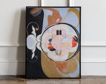 Hilma af Klint Art Print, Hilma af Klint Poster, Abstract Poster, Art Reproductie, Hilma af Klint print