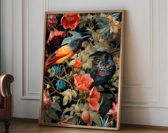 Affiche William Morris, impression William Morris, art William Morris, affiche vintage, impression florale, impression florale vintage
