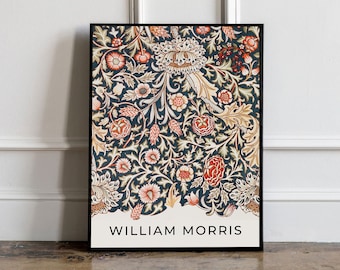 William Morris Poster, William Morris Print, William Morris Art, Vintage Poster, Floral Print, Floral Vintage Print