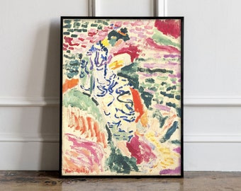 Henri Matisse Poster, Henri Matisse Wall art, Henri Matisse print, Exhibition Print, Matisse landscape poster
