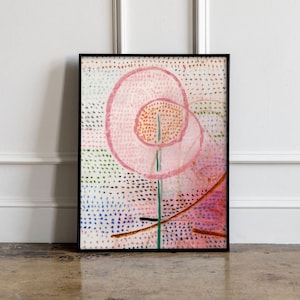 Paul Klee Blossoming (1934) Print, Paul Klee Poster, Paul Klee Art, Bauhaus Print, Bauhaus Poster, Scandinavian Decor, Minimalist Decor