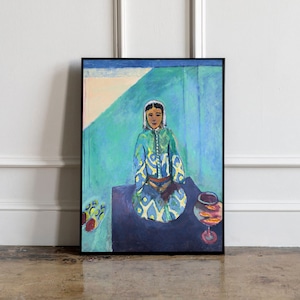Henri Matisse Zorah on the Terrace Poster Print, Henri Matisse Wall art decor, Matisse Home Decor, Matisse Wall Decor, Gift Idea