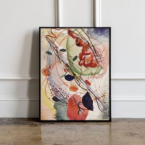 Wasilly Kandinsky Print, Wasilly Kandinsky Poster, Wasilly Kandinsky Art, Bauhaus Print, Bauhaus Poster