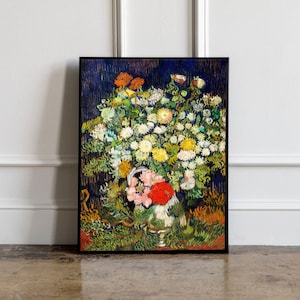 Vincent Van Gogh Posters, Bouquet of flowers Poster, Van Gogh Wall art, Vincent Van Gogh Print, Van Gogh Exhibition Poster