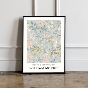 Jasmine by William Morris Poster, William Morris Print, William Morris Art, Vintage Poster, Floral Print