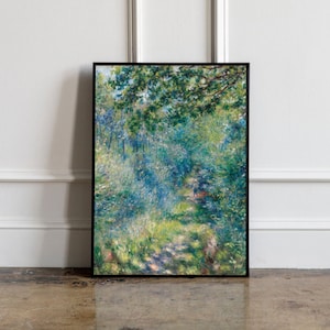 Pierre-Auguste Renoir, In the Woods Print, Pierre-Auguste Renoir Exhibition Poster, Pierre-Auguste Renoir Exhibition Print