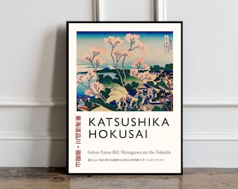 Katsushika Hokusai Poster, Katsushika Hokusai wall decor, Hokusai wall art, Japanese wall print, Katsushika Hokusai print