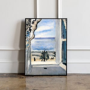 Henri Matisse The Open Window Poster, Henri Matisse Wall art, Henri Matisse Exhibition Print, Matisse Wall Decor, Gift Idea for Mum