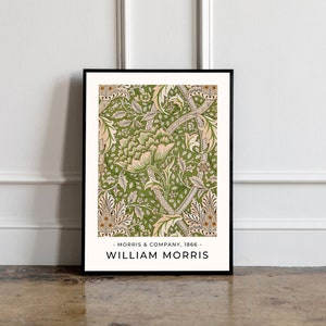 William Morris Poster, William Morris Print, William Morris Floral Art, Vintage Poster, Floral Print, Floral Vintage Print, Famous Painting