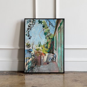 Henri Matisse The Terrace Saint-Tropez Poster, Henri Matisse Wall art, Henri Matisse print, Exhibition Print, Matisse Wall Decor, Gift Idea