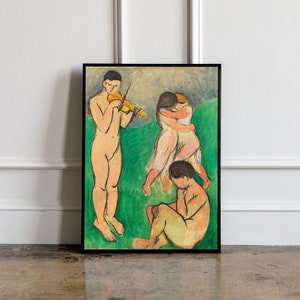 Henri Matisse Music Poster, Henri Matisse Wall art, Henri Matisse print, Exhibition Print, Matisse wall Decor, Home Decor, Gift Idea