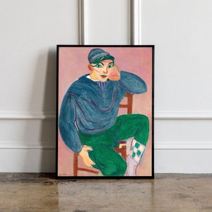 The Young Sailor 2 by Henri Matisse Poster, Henri Matisse Wall art, Henri Matisse print, Matisse Wall Art Decor, Printable wall art