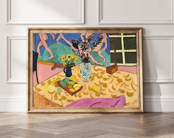 Henri Matisse Panel The Dance Poster Print, Henri Matisse Wall art decor, Matisse Wall Art Home Decor, Gift Idea, Museum wall art